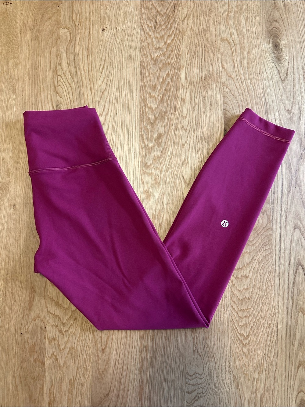 Lululemon Women’s Wunder Train High-Rise Pomegranate Leggings 4/25” Inseam